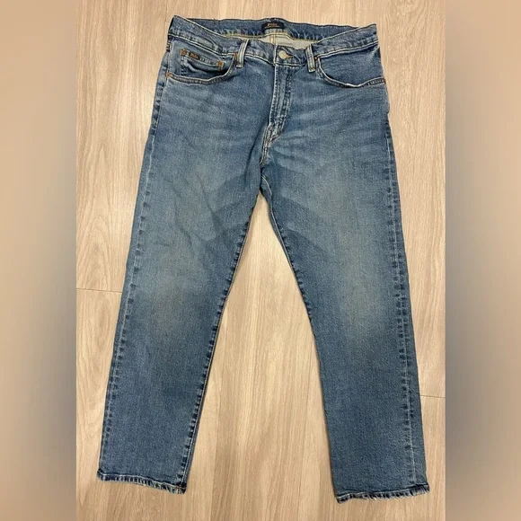 Polo Ralph Lauren Jeans Men's 33x30 Hampton Relaxed Straight Denim Blue $200